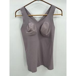 Evelyn & Bobbie Defy Bra Tank Sz S Amethyst Ergonomic Wireless Pull Over